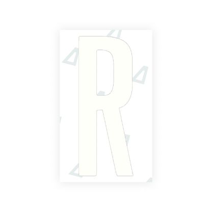 Alite Nanofilm for US (Nebraska 2002-2005) license plates - Symbol "R" - Alite