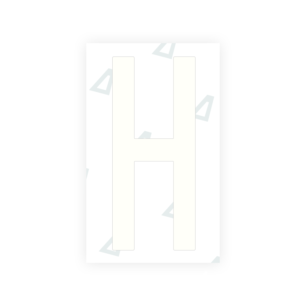 Alite Nanofilm for US (Puerto Rico) license plates - Symbol "H" - Alite
