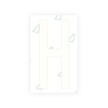 Alite Nanofilm for US (Puerto Rico) license plates - Symbol "H" - Alite