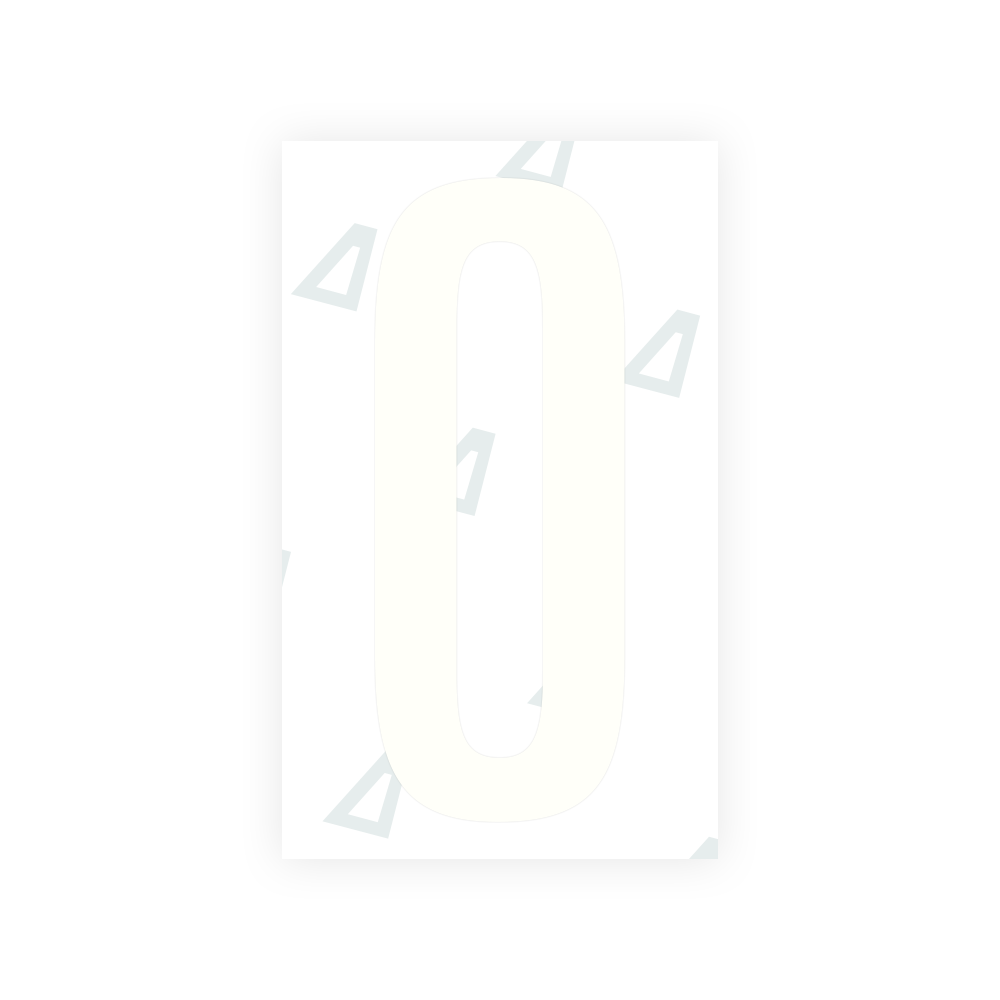 Alite Nanofilm for US (Nebraska 2002-2005) license plates - Symbol "O" - Alite