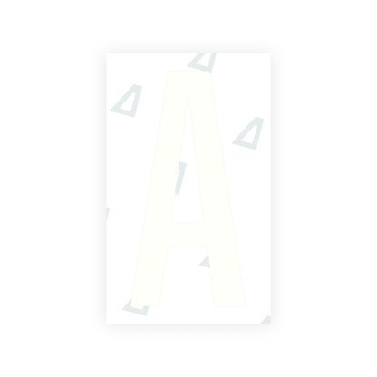 Alite Nanofilm for US (Nebraska 2002-2005) license plates - Symbol "A" - Alite