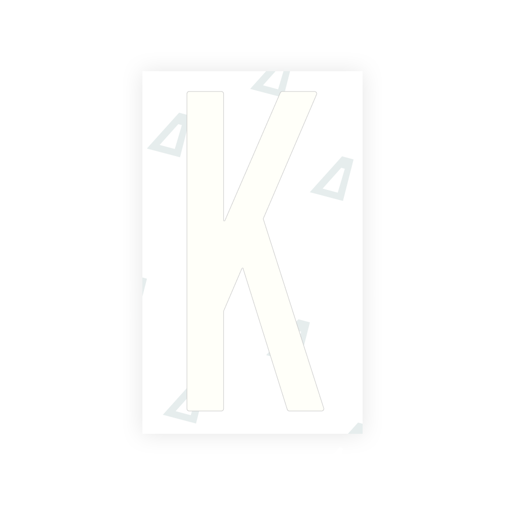 Alite Nanofilm for US (Puerto Rico) license plates - Symbol "K" - Alite