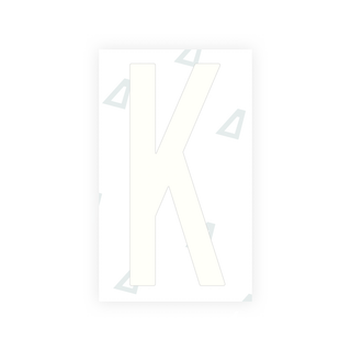 Alite Nanofilm for US (Puerto Rico) license plates - Symbol "K" - Alite