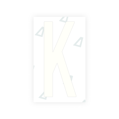 Alite Nanofilm for US (Puerto Rico) license plates - Symbol "K" - Alite
