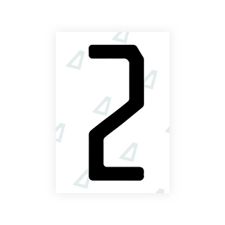 Alite Nanofilm for US (Florida 2019) license plates - Symbol "2" - Alite