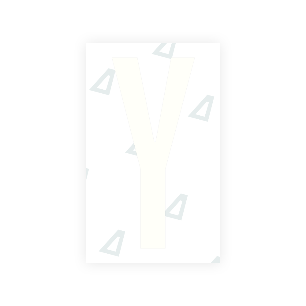 Alite Nanofilm for US (Nevada) license plates - Symbol "Y" - Alite