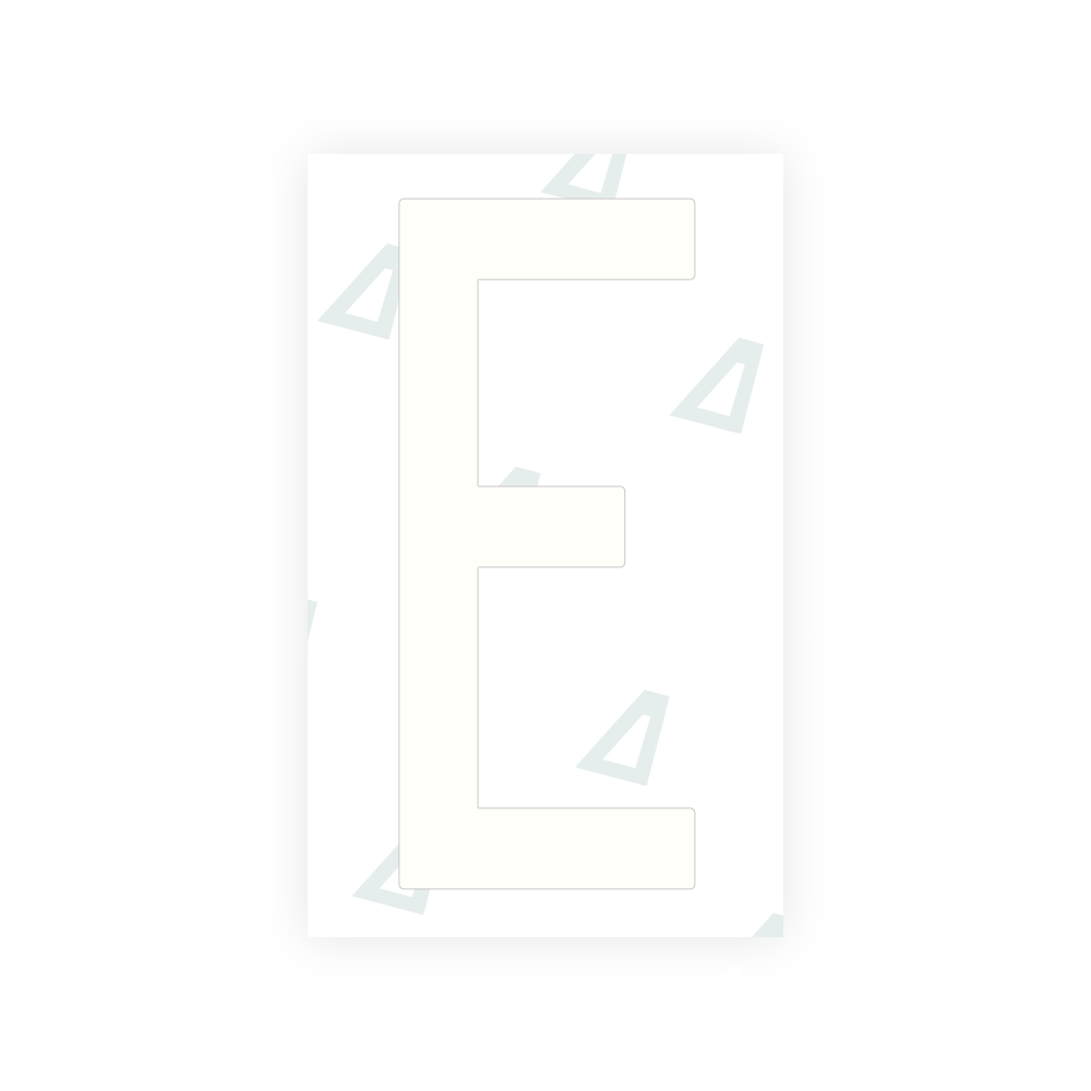 Alite Nanofilm for US (Puerto Rico) license plates - Symbol "E" - Alite