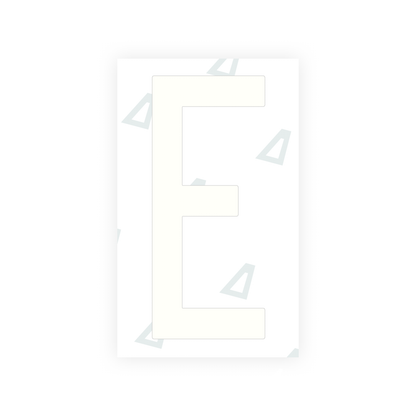 Alite Nanofilm for US (Puerto Rico) license plates - Symbol "E" - Alite