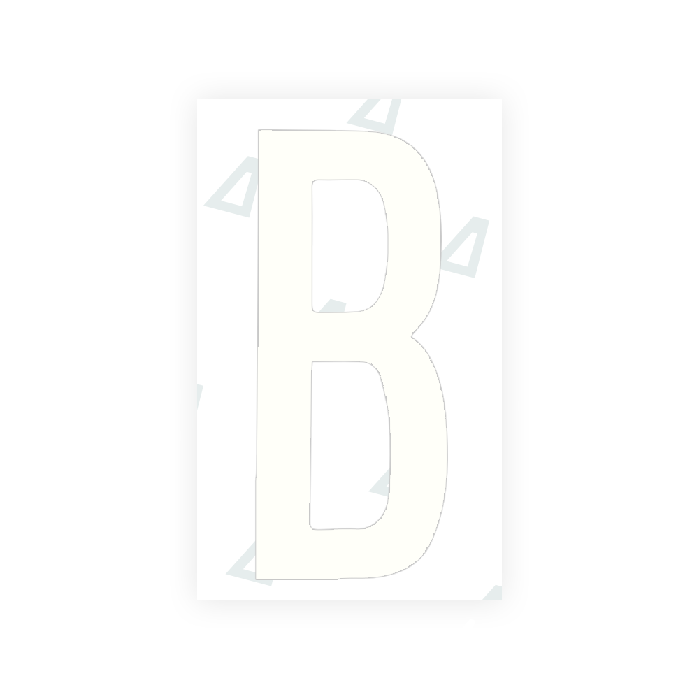 Alite Nanofilm for US (Georgia 2012 - Round) license plates - Symbol "B" - Alite