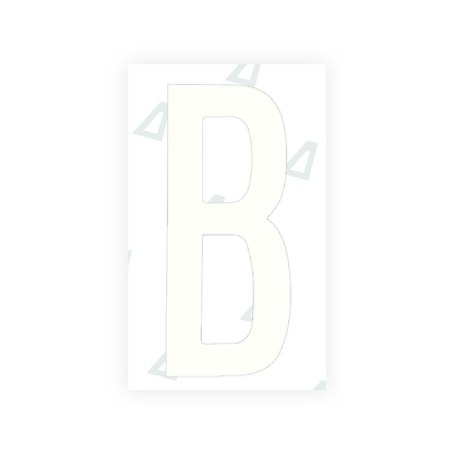 Alite Nanofilm for US (Georgia 2012 - Round) license plates - Symbol "B" - Alite
