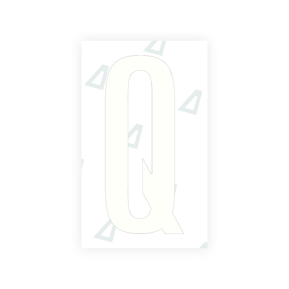Alite Nanofilm for US (Texas) license plates - Symbol "Q" - Alite