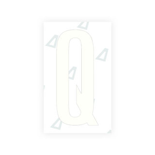 Alite Nanofilm for US (Texas) license plates - Symbol "Q" - Alite