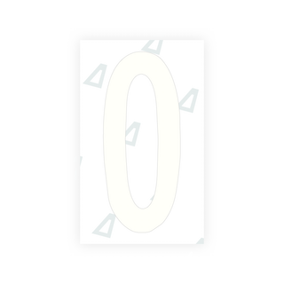 Alite Nanofilm for US (Georgia 2012 - Round) license plates - Symbol "0" - Alite