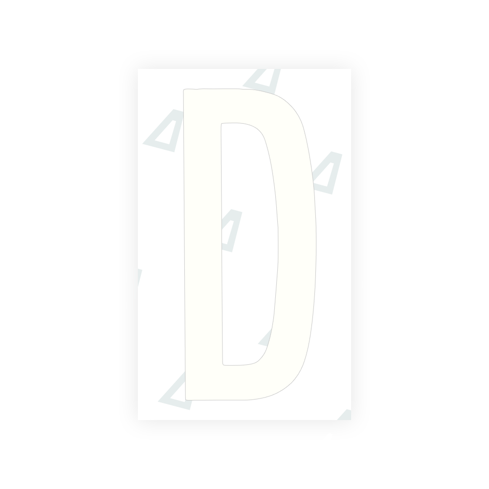 Alite Nanofilm for US (Georgia 2012 - Round) license plates - Symbol "D" - Alite