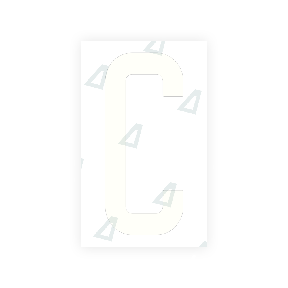 Alite Nanofilm for US (Puerto Rico) license plates - Symbol "C" - Alite