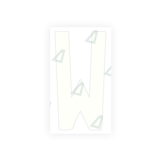 Alite Nanofilm for rear Italy license plates - Symbol "W" - Alite