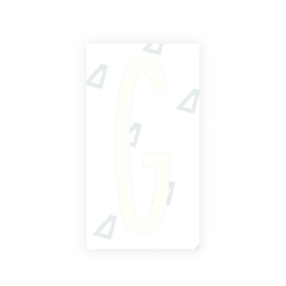 Alite Nanofilm for US (New York 2020) license plates - Symbol "G" - Alite