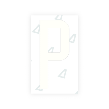 Alite Nanofilm for US (Puerto Rico) license plates - Symbol "P" - Alite