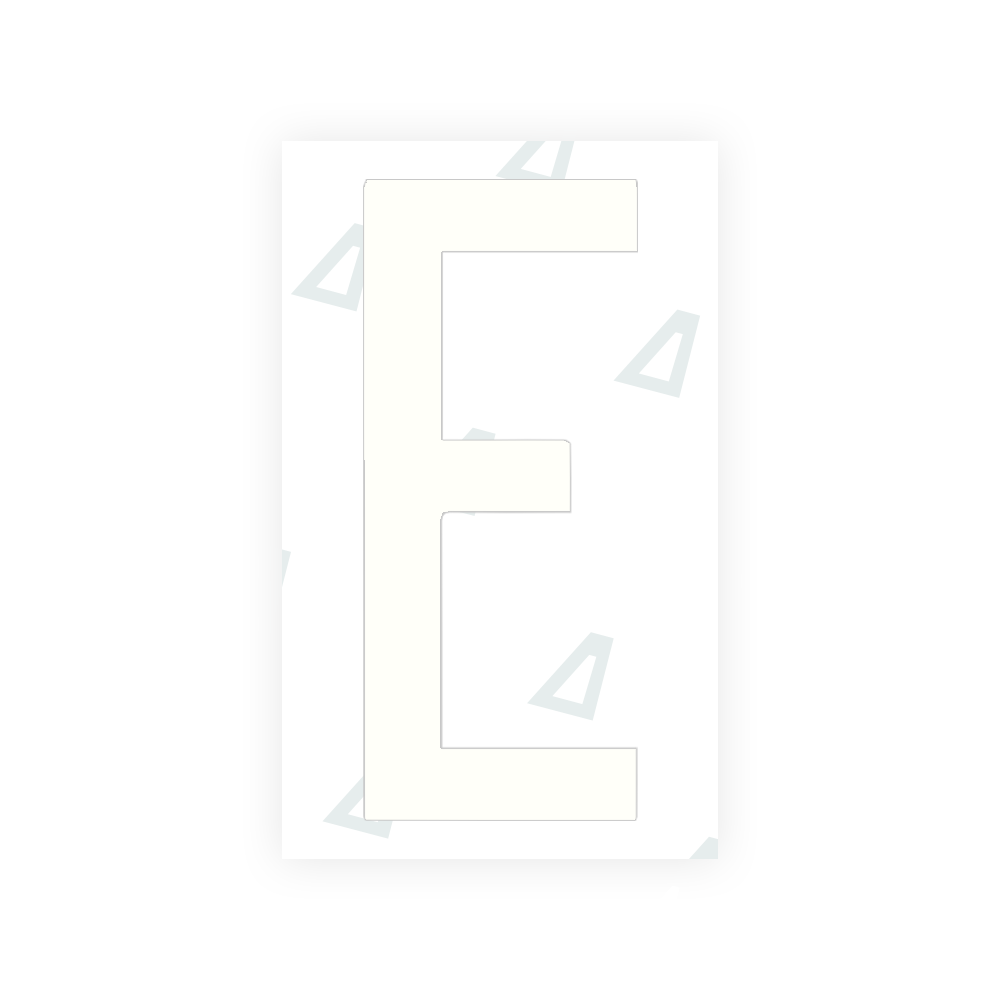 Alite Nanofilm for US (Georgia 2012 - Round) license plates - Symbol "E" - Alite
