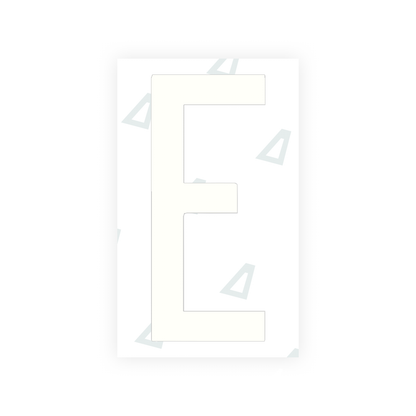 Alite Nanofilm for US (Georgia 2012 - Round) license plates - Symbol "E" - Alite