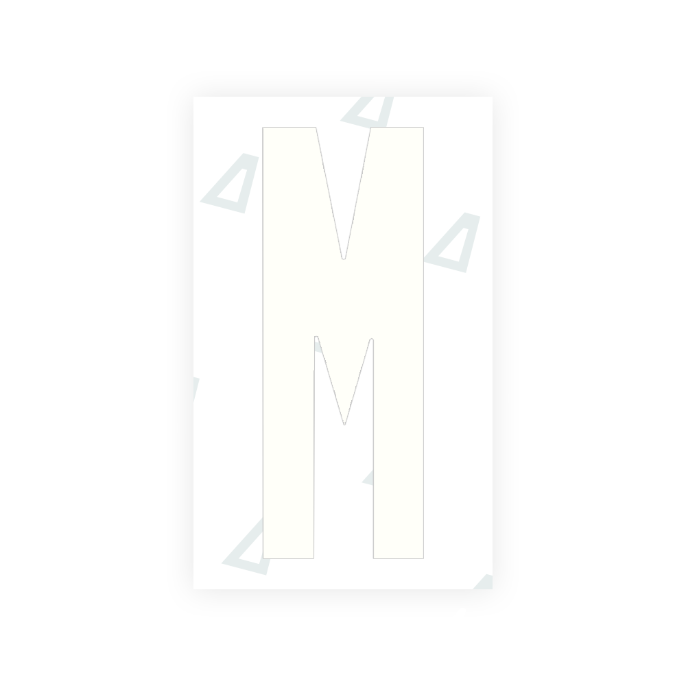 Alite Nanofilm for US (Ohio 2021) license plates - Symbol "M" - Alite