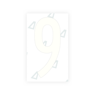 Alite Nanofilm for US (Georgia 2012 - Round) license plates - Symbol "9" - Alite