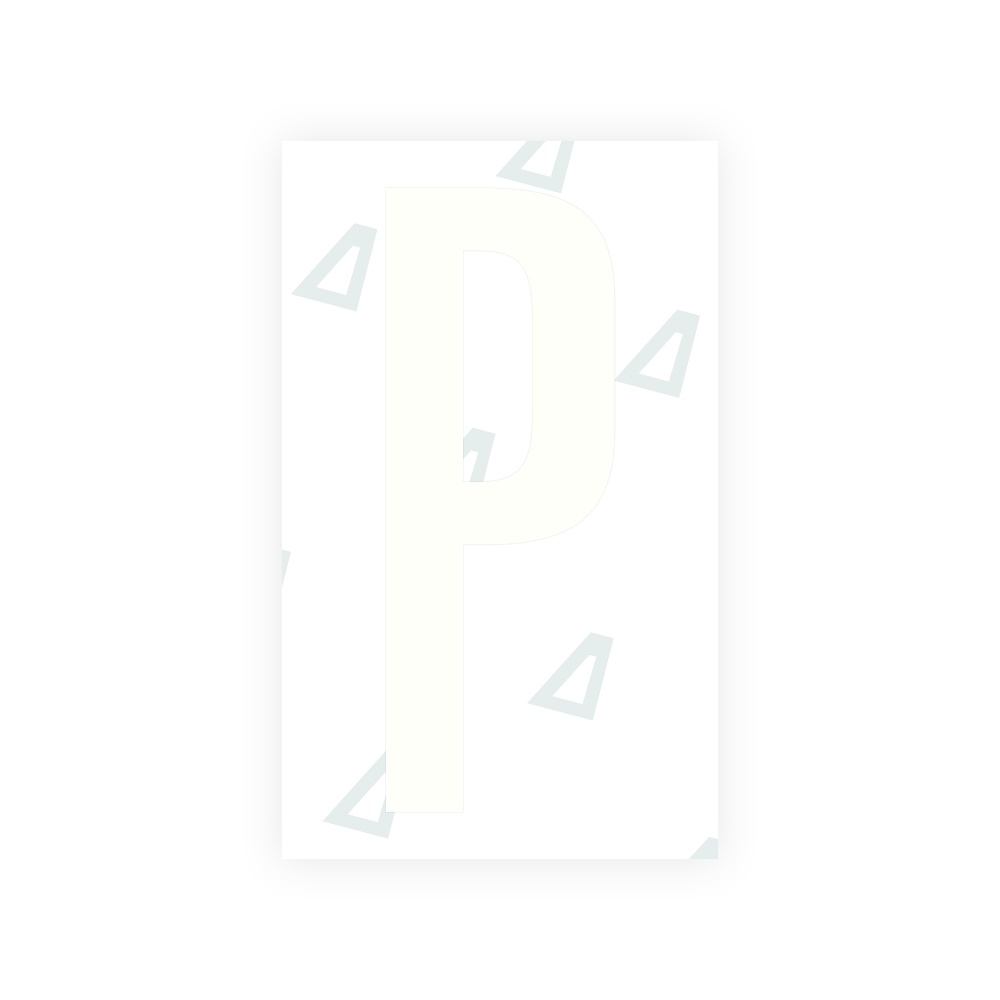 Alite Nanofilm for US (Nevada) license plates - Symbol "P" - Alite