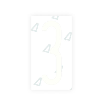 Alite Nanofilm for US (New York 2020) license plates - Symbol "3" - Alite
