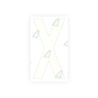 Alite Nanofilm for rear Italy license plates - Symbol "X" - Alite