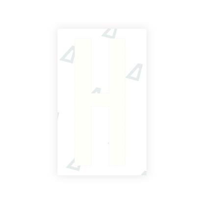 Alite Nanofilm for US (Texas) license plates - Symbol "H" - Alite