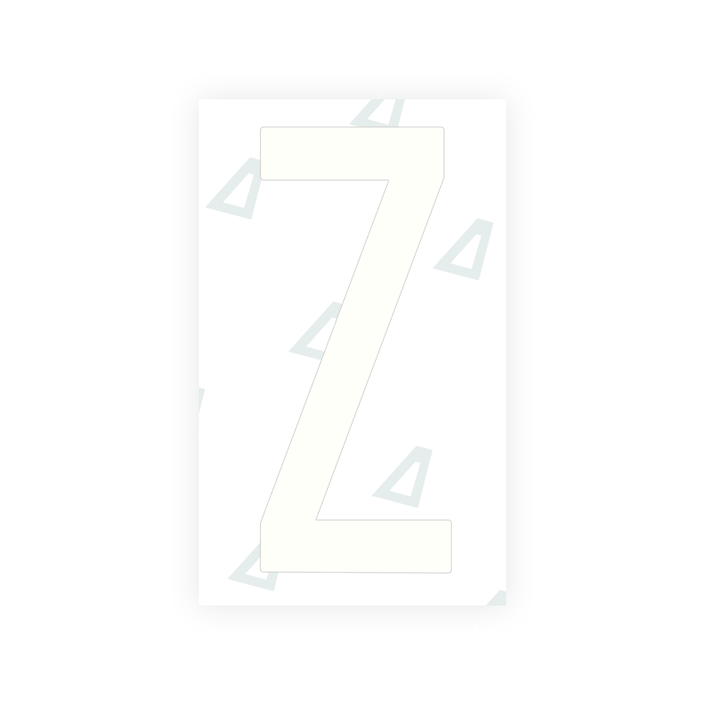 Alite Nanofilm for US (Puerto Rico) license plates - Symbol "Z" - Alite