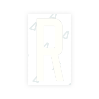 Alite Nanofilm for US (Puerto Rico) license plates - Symbol "R" - Alite