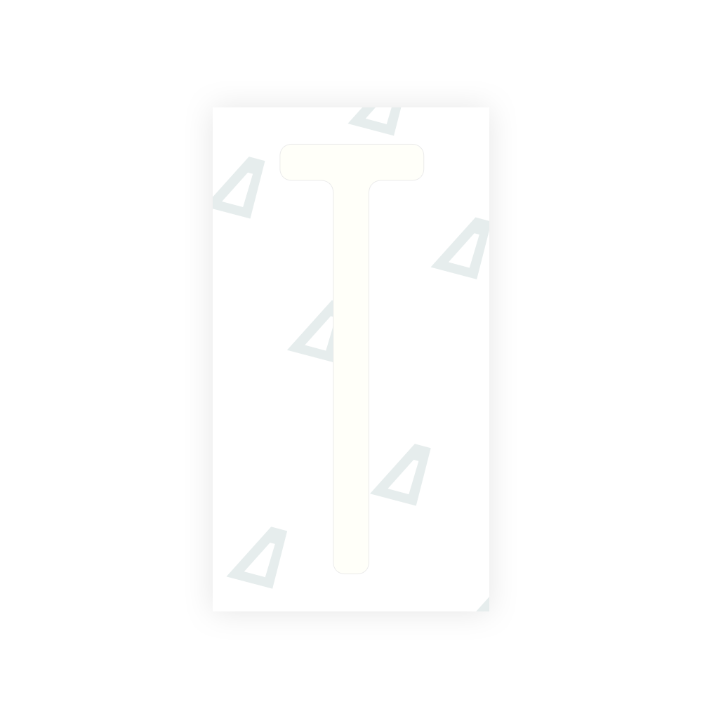 Alite Nanofilm for US (New York 2020) license plates - Symbol "T" - Alite
