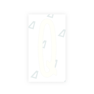 Alite Nanofilm for US (New York 2020) license plates - Symbol "Q" - Alite