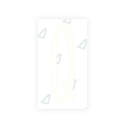 Alite Nanofilm for US (New York 2020) license plates - Symbol "Q" - Alite