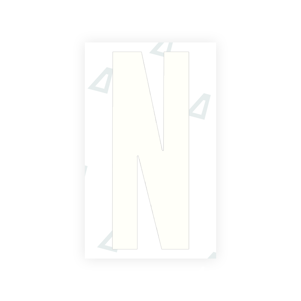 Alite Nanofilm for US (Nevada) license plates - Symbol "N" - Alite