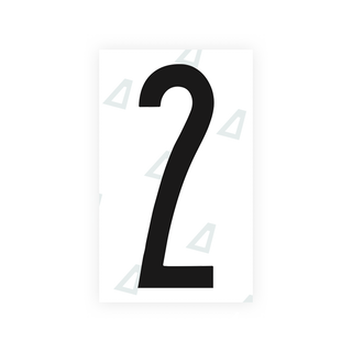 Alite Nanofilm for US (New York 2020 - Flat) license plates - Symbol "2" - Alite