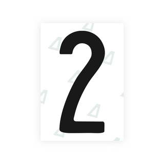 Alite Nanofilm for US (Connecticut 2013) license plates - Symbol "2" - Alite