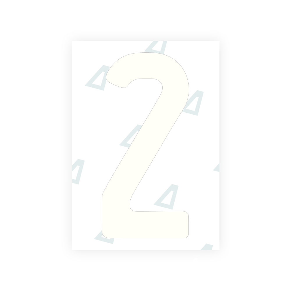 Alite Nanofilm for AUS (New South Wales) license plates - Symbol "2" - Alite