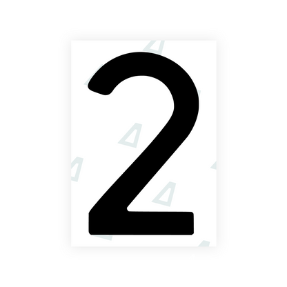 Alite Nanofilm for Poland license plates - Symbol "2" - Alite