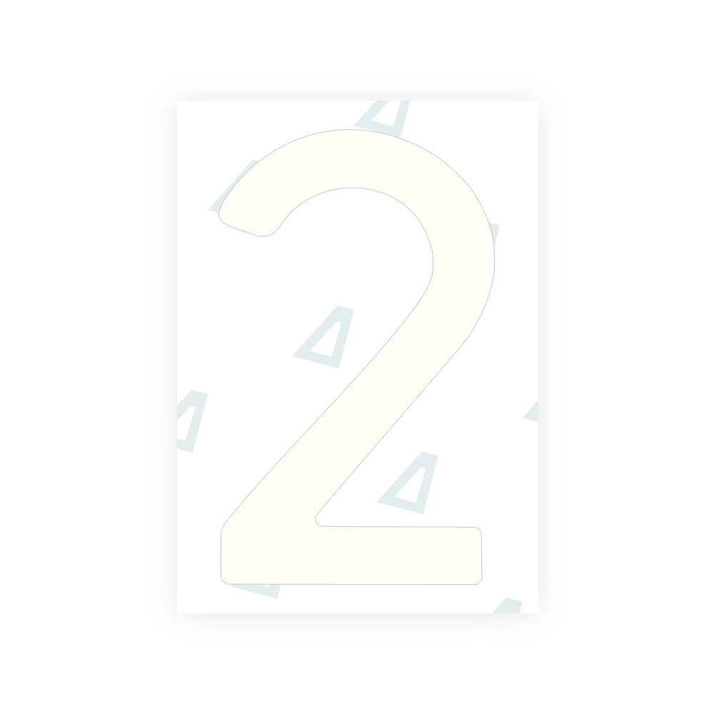 Alite Nanofilm for Poland license plates - Symbol "2" - Alite