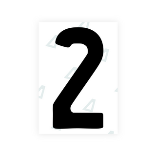 Alite Nanofilm for AUS (Queensland) license plates - Symbol "2" - Alite