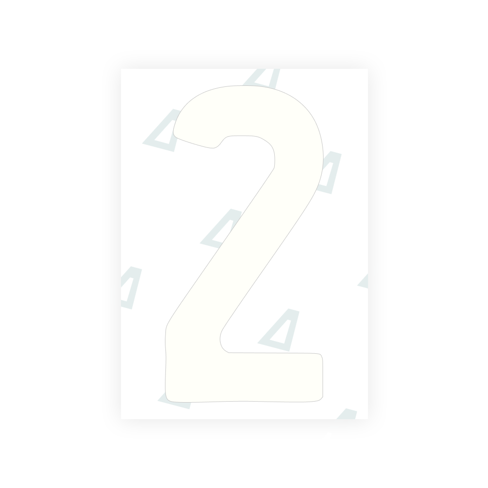 Alite Nanofilm for AUS (Queensland) license plates - Symbol "2" - Alite