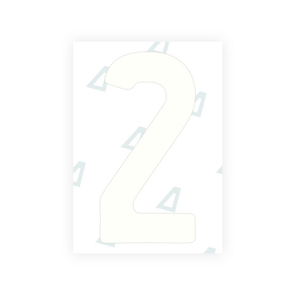 Alite Nanofilm for AUS (Queensland) license plates - Symbol "2" - Alite