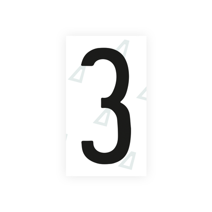 Alite Nanofilm for Mexico license plates - Symbol "3" - Alite