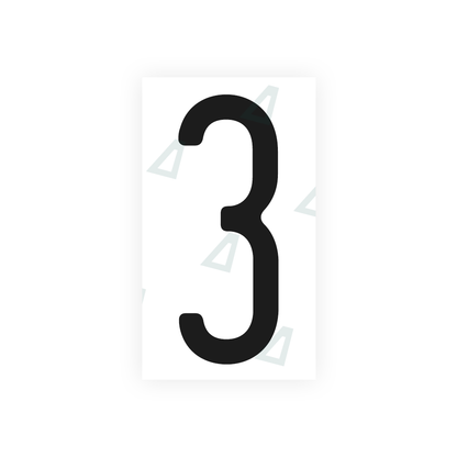 Alite Nanofilm for US (Maryland) license plates - Symbol "3" - Alite
