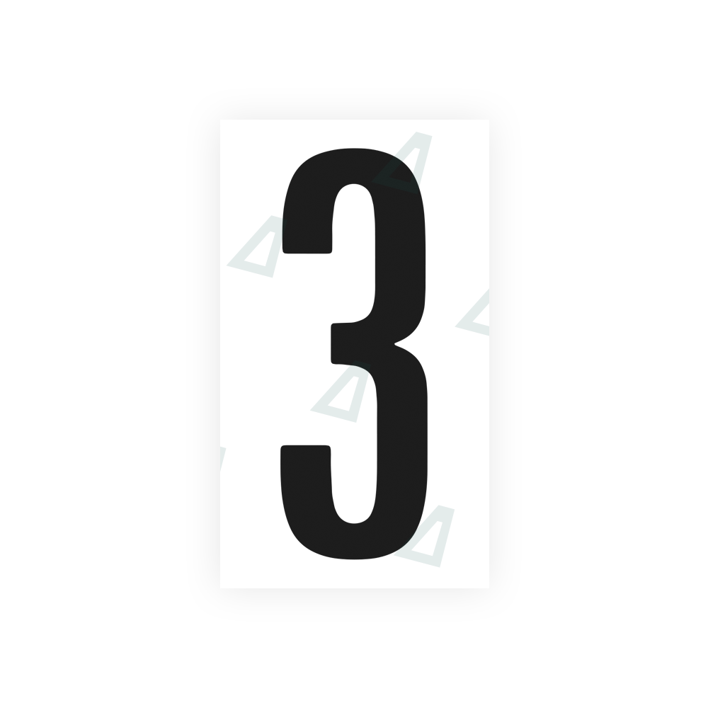Alite Nanofilm for US (Ohio 2021) license plates - Symbol "4" - Alite