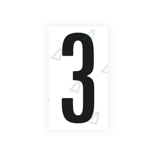 Alite Nanofilm for US (Ohio 2021) license plates - Symbol "4" - Alite