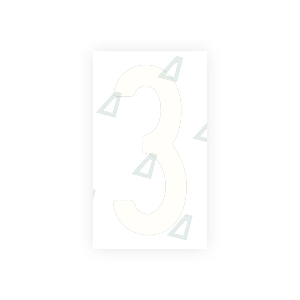 Alite Nanofilm for AUS (Victoria) license plates - Symbol "3" - Alite