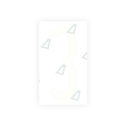Alite Nanofilm for US (Illinois 2006 - Round) license plates - Symbol "3" - Alite